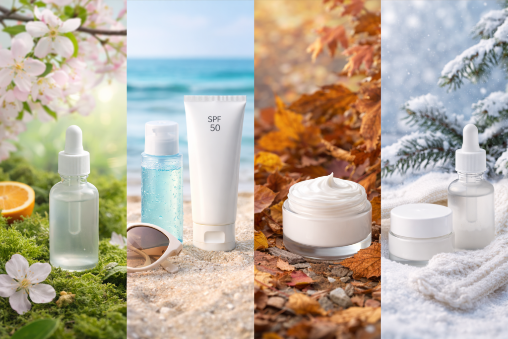 Hautpflege im Wechsel der Jahreszeiten: So passt man die Routine richtig an