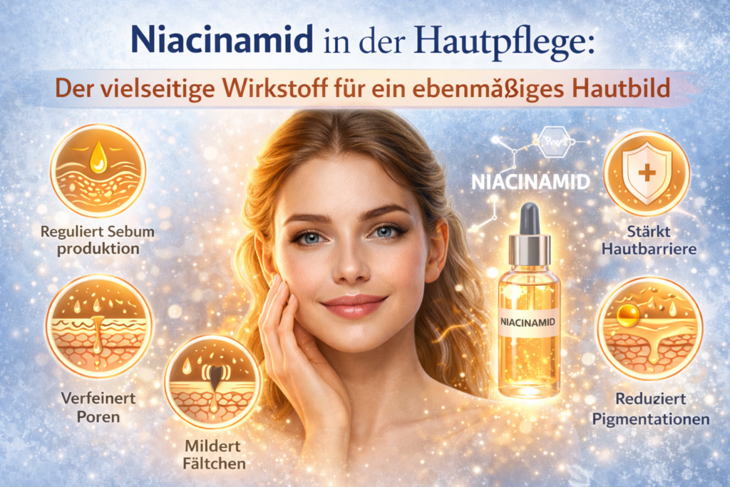 Niacinamid in der Hautpflege: Der vielseitige Wirkstoff für ein ebenmäßiges Hautbild