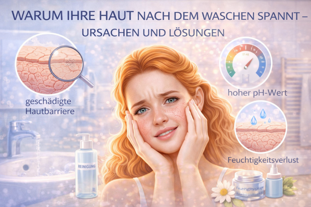 Warum Ihre Haut nach dem Waschen spannt – Ursachen und Lösungen