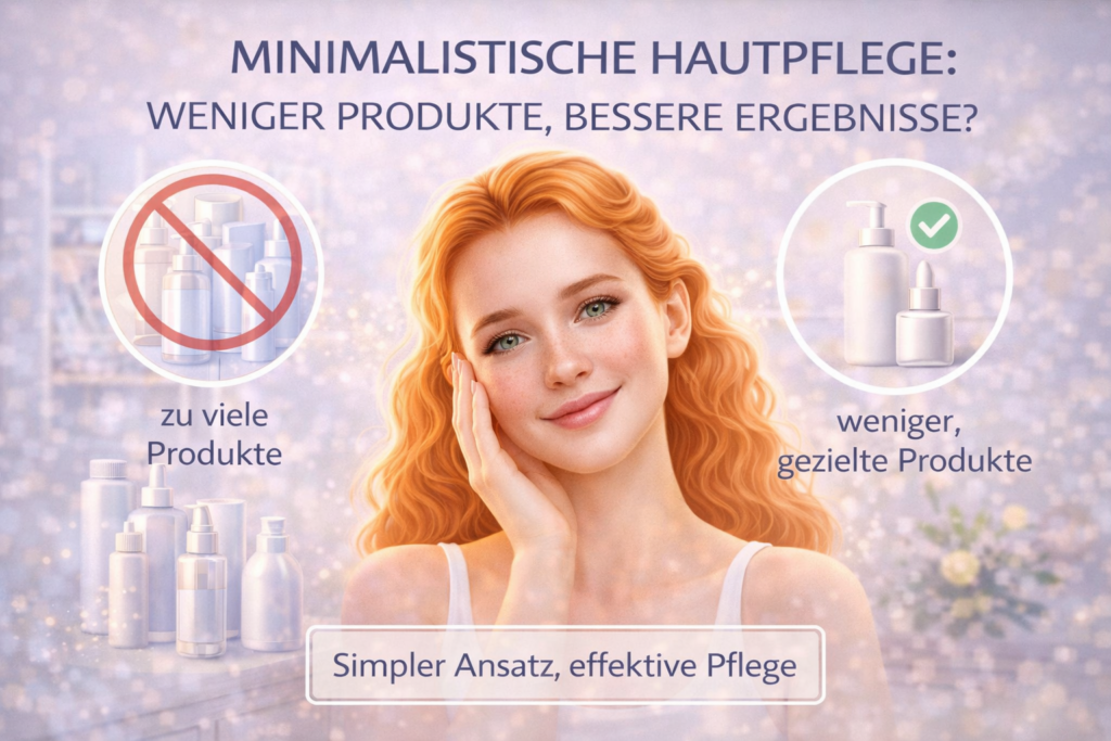 Minimalistische Hautpflege: Weniger Produkte, bessere Ergebnisse?