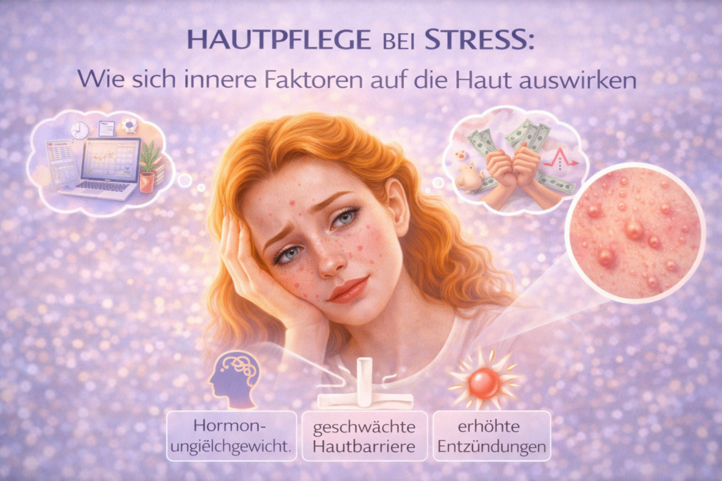 Hautpflege bei Stress: Wie sich innere Faktoren auf die Haut auswirken