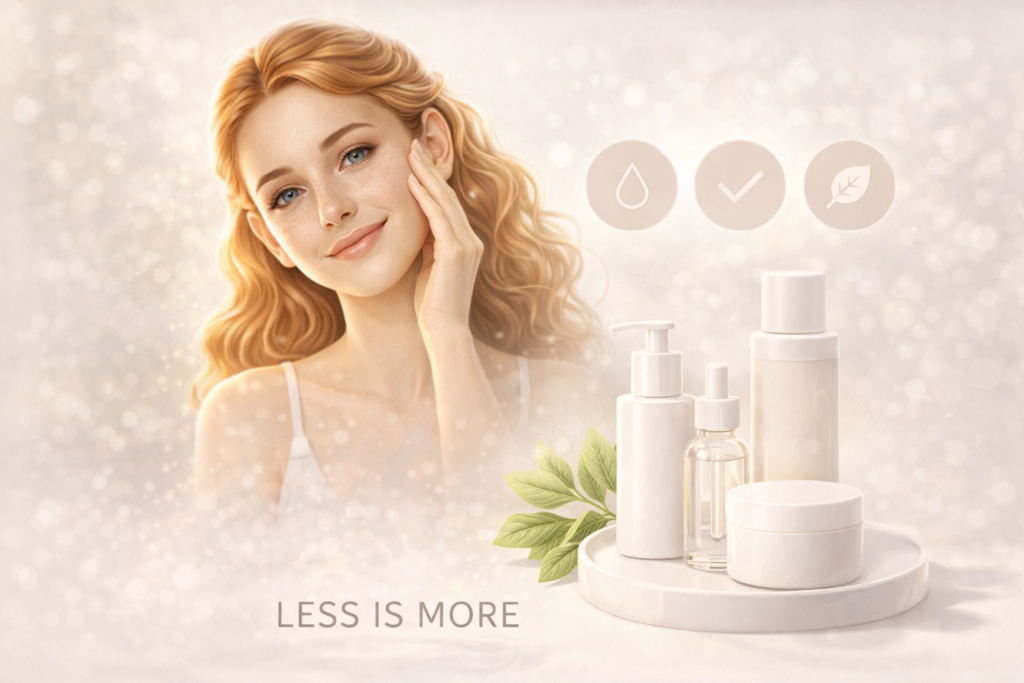 Warum weniger mehr ist: Minimalistische Hautpflege (Skinimalism) erklärt