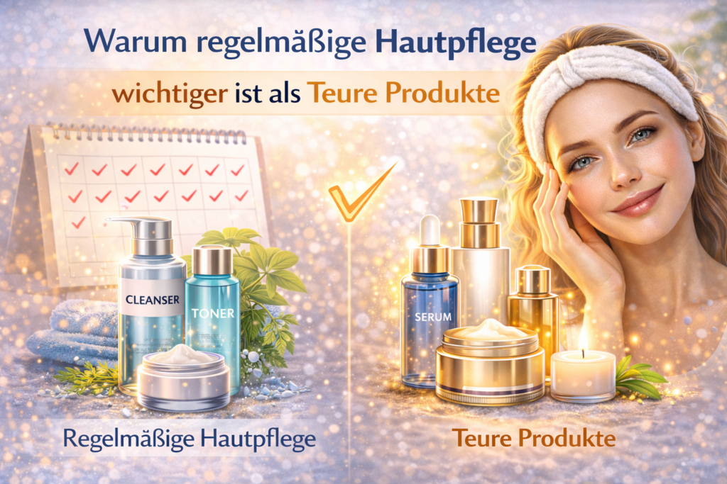 Warum regelmäßige Hautpflege wichtiger ist als teure Produkte