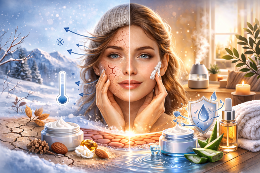 Warum die Haut im Winter trockener wird – Ursachen und richtige Pflege