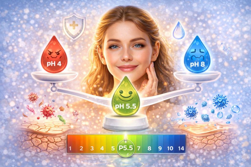 Die Bedeutung des pH-Werts der Haut: Warum das Gleichgewicht entscheidend für gesunde Haut ist