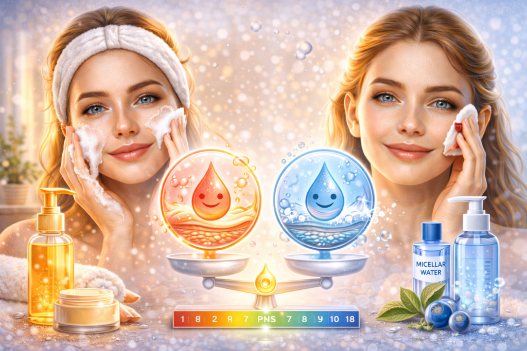 Warum doppelte Gesichtsreinigung immer beliebter wird: Die Methode der Double Cleansing Routine