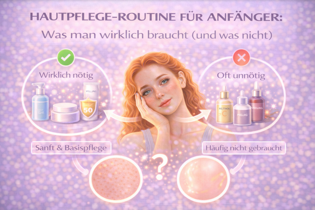 Hautpflege-Routine für Anfänger: Was man wirklich braucht (und was nicht)