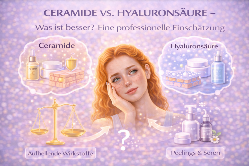 Ceramide vs. Hyaluronsäure – was ist besser? Eine professionelle Einschätzung