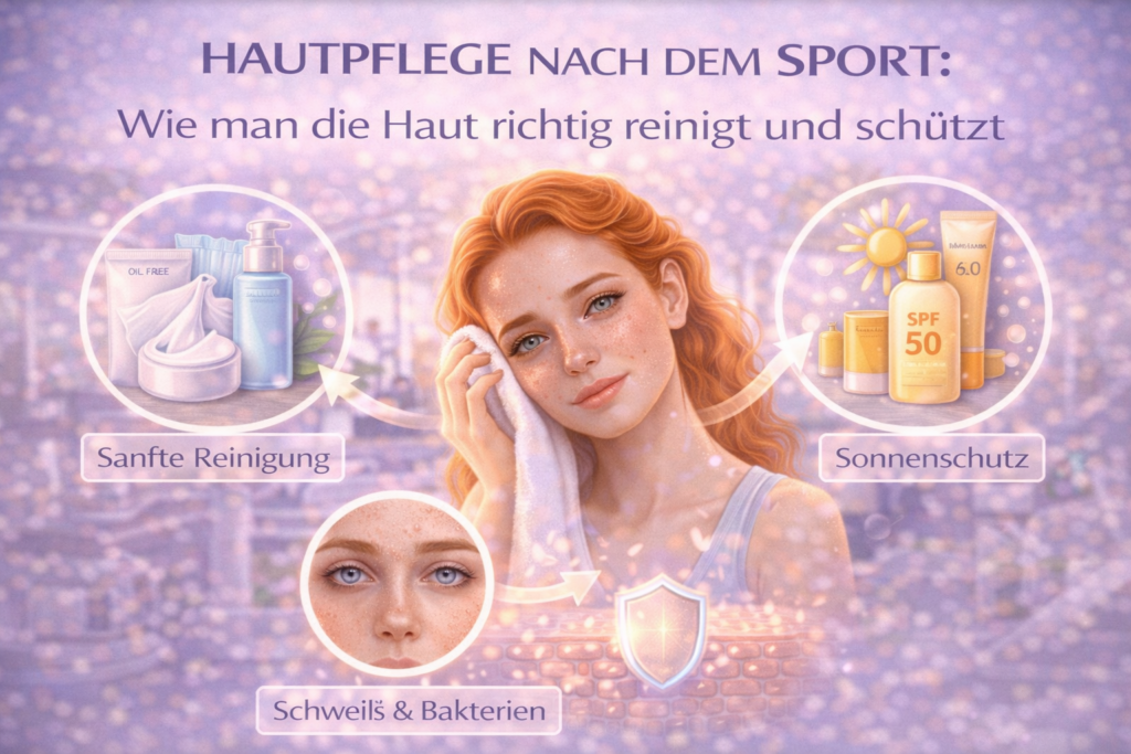 Hautpflege nach dem Sport: Wie man die Haut richtig reinigt und schützt